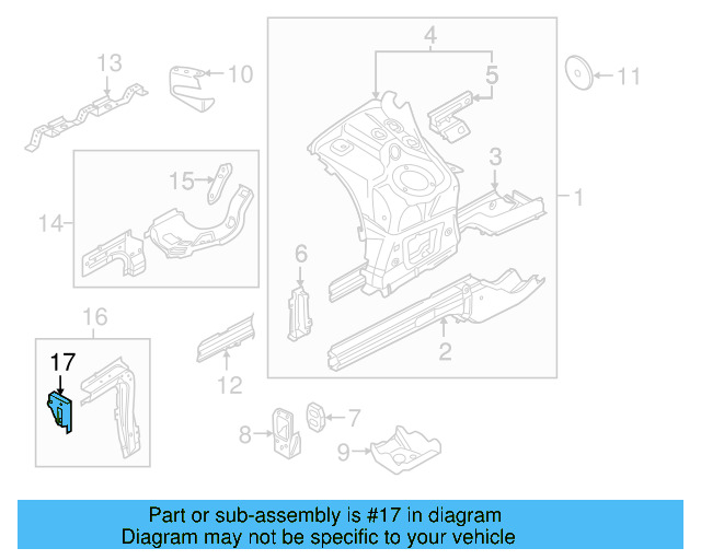 Front Support Support Bracket 7P6-806-635