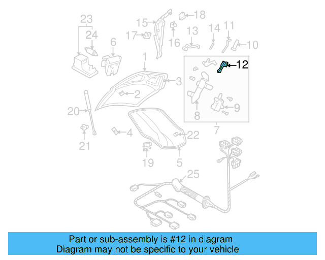 Rod Clip 3B0-827-637 - View 10