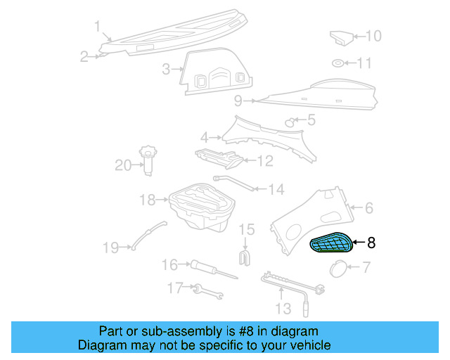 Speaker Cover 1C0-868-479-01C