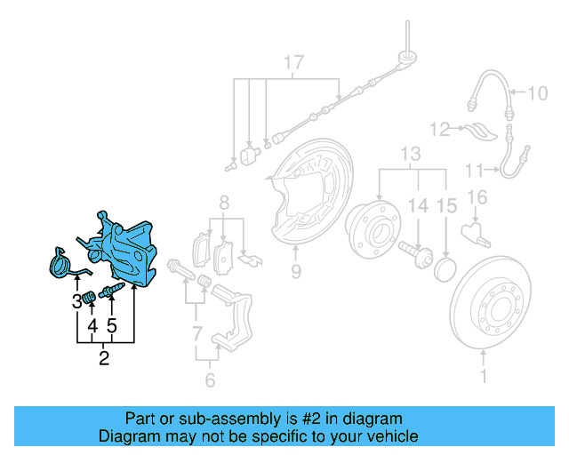 Disc Brake Caliper 5K0-615-423 - View 17