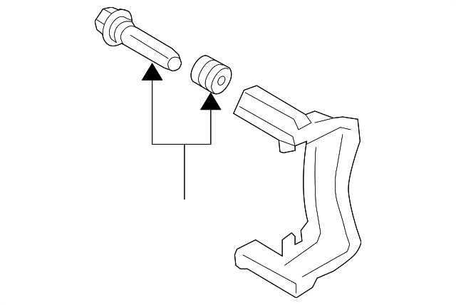 Disc Brake Caliper Bracket 6Q0-615-425-D