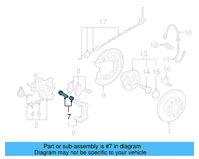 Disc Brake Caliper Pin Boot 1K0-698-470 - View 39