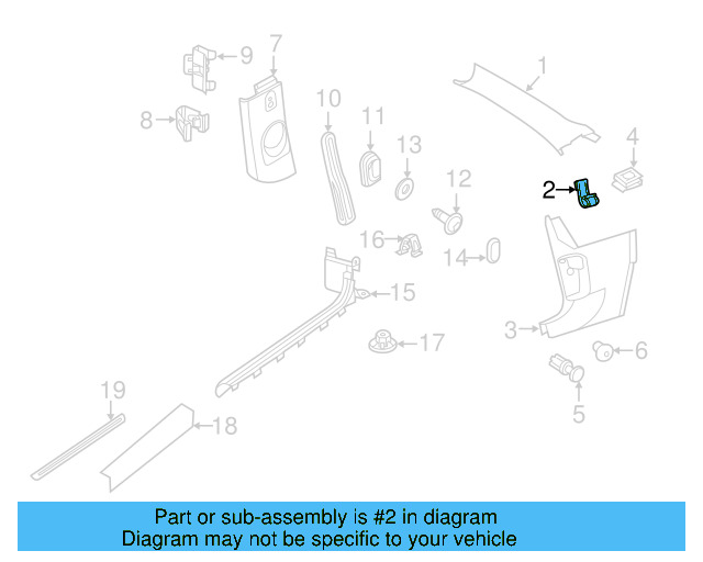 Bracket 8T0-863-253 - View 3
