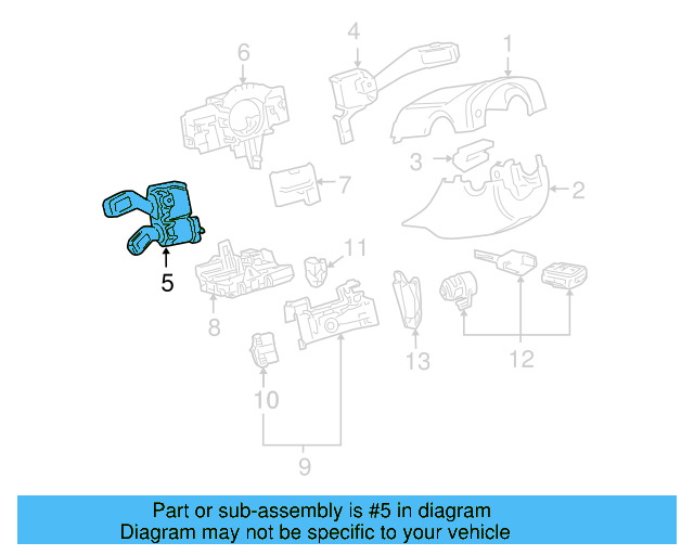 Signal Switch 8P0-953-513-D-9B9 - View 4