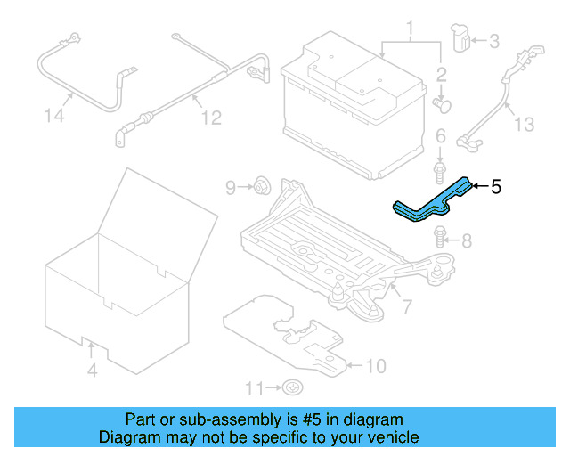 Hold Down Clamp 5Q0-803-219-C - View 13