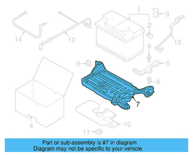 Battery Tray 5Q0-915-331-K - View 22