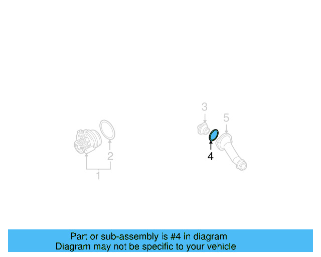 Engine Water Pump Housing O 038-121-119-B