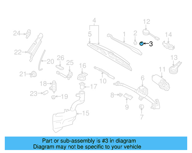 Wiper Arm Nut N-900-744-04 - View 20