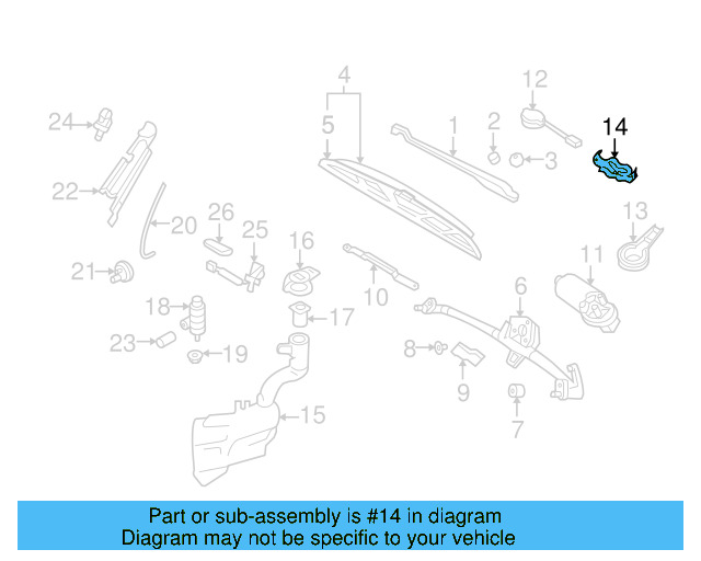 Rain Sensor Retainer 1C0-955-433 - View 4