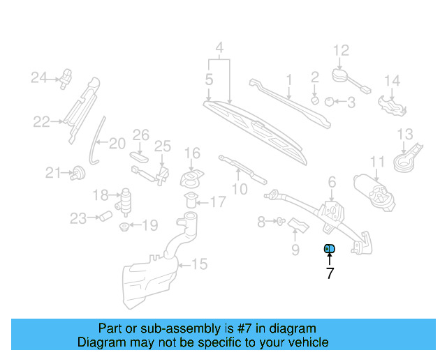 Wiper Frame Grommet 701-955-754 - View 12