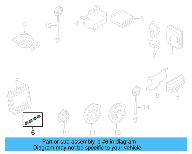 Display Unit Button 7P6-998-929 - View 4