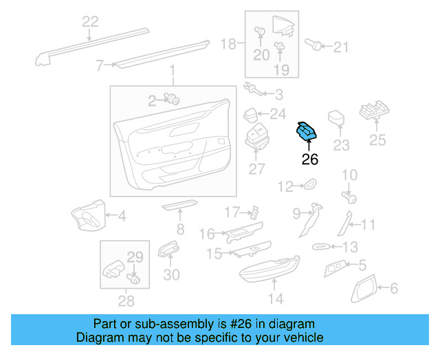 Release Switch 3C0-959-903-B-REH - View 5