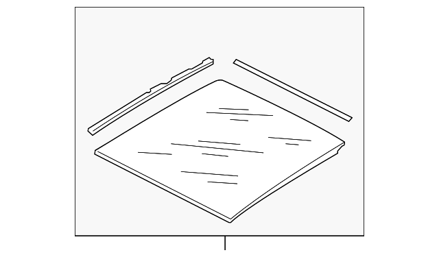 Sunroof Glass 5G6-877-071-A - View 2