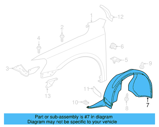 Fender Liner 561-805-911-D-9B9 - View 4