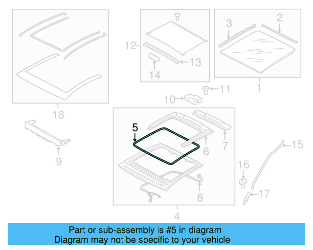 Weatherstrip 8X0-877-439 - View 9