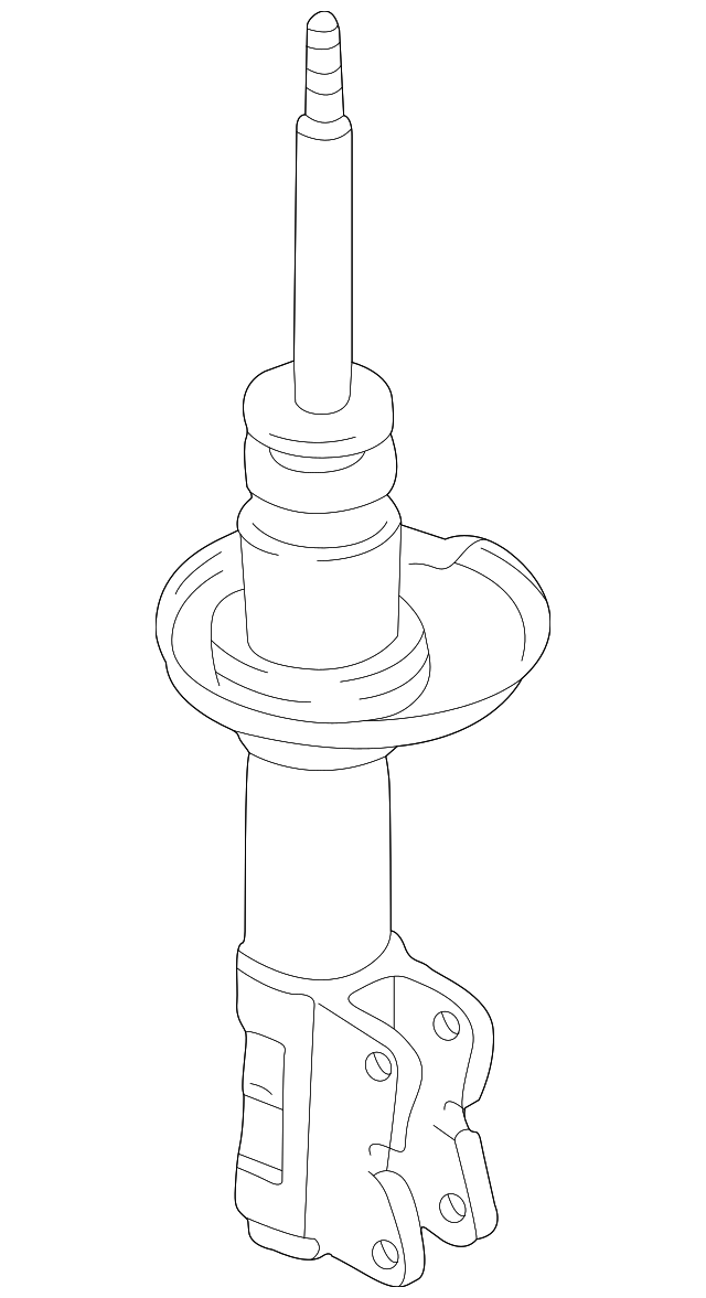 Suspension Strut 1H0-413-031-L - View 2