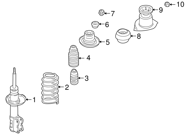 Strut Mount Stop 357-412-319-B