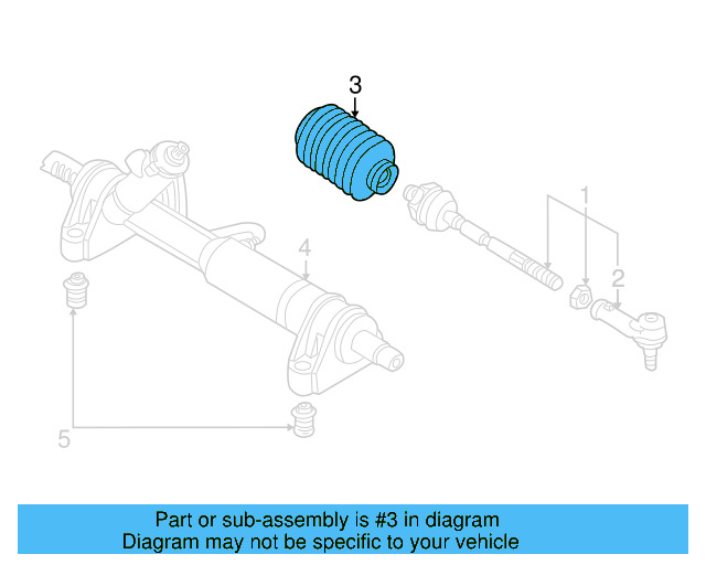 Tie Rod Boot 7D0-419-831 - View 4