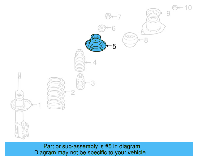 Spring Seat 1J0-412-341 - View 12