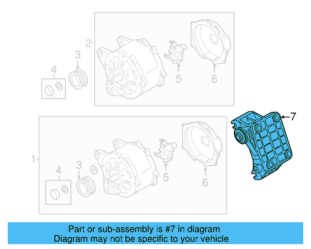 Mount Bracket 059-903-143-AJ - View 3