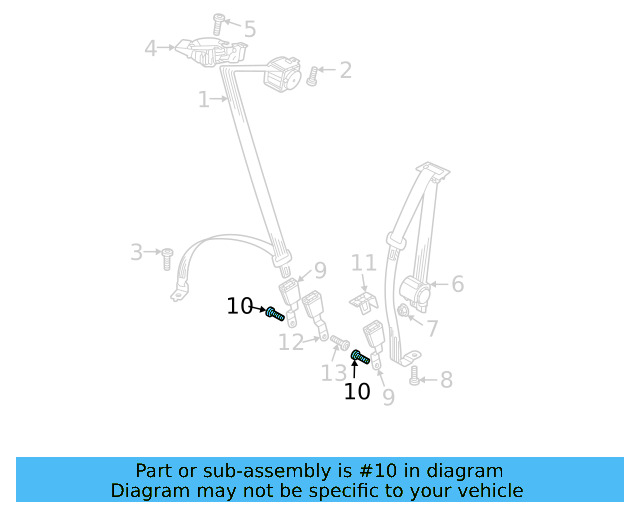Buckle End 3CM-857-755-MNB - View 8