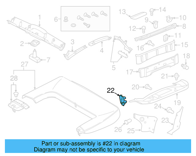 Catch 5C3-813-949-A - View 3