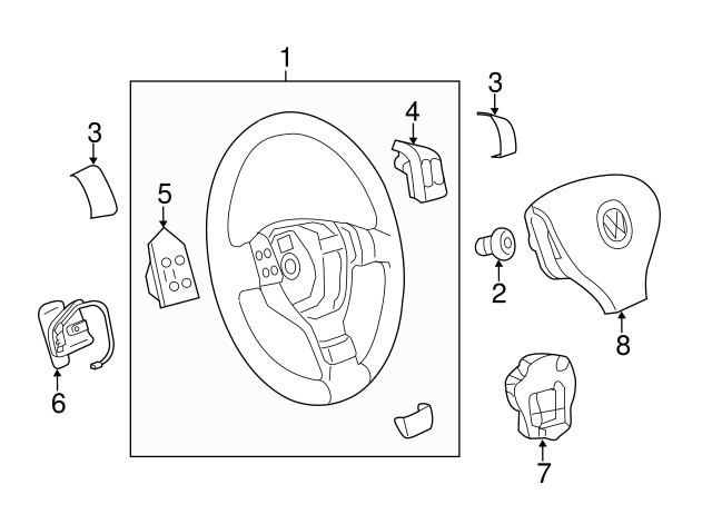 Control Switch 5C0-959-538-B-YQV - View 6
