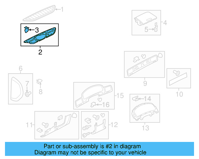 Side Cover Clip 1K0-867-388-A - View 122