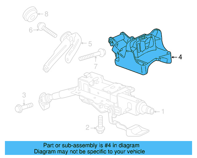 Column Support 1K1-419-293-G - View 12
