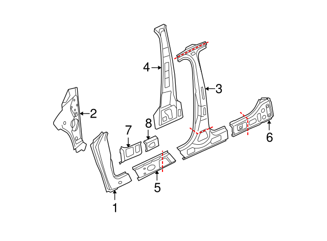 Inner Rocker 3C4-810-609