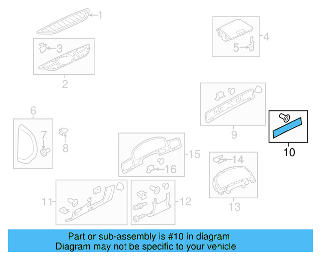 Trim Molding Insert 7P1-858-418-C-DV8 - View 5