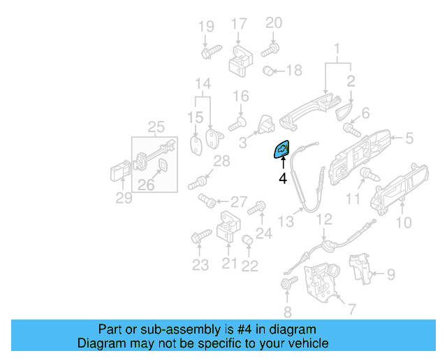 Handle, Outside Packing 1K8-837-087-B - View 31