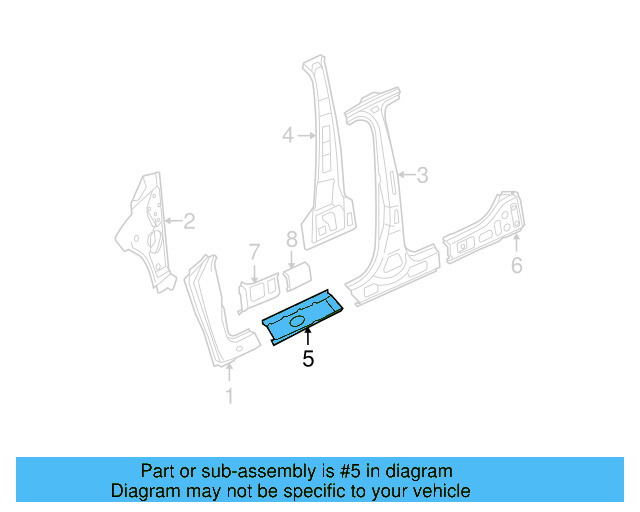Inner Rocker 3C4-810-609 - View 4