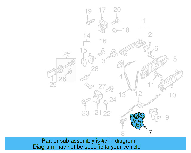 Door Lock Actuator Motor 5K4-839-015-AG - View 12