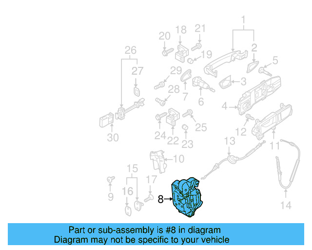 Lock Actuator 5GM-837-016-C - View 8