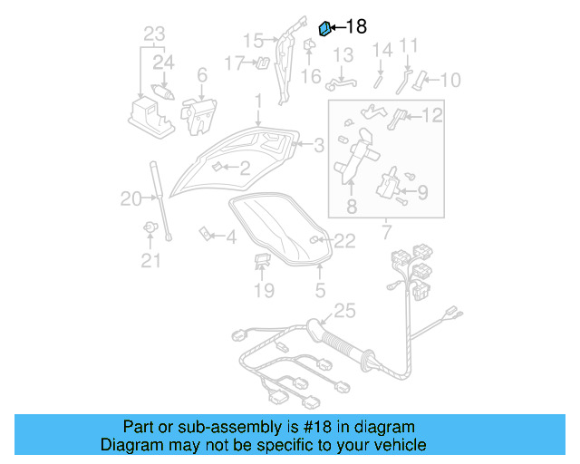 Hinge Cap 1C0-827-563 - View 4