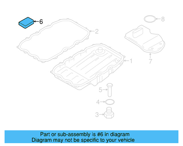 Transmission Oil Pan Magnet 09D-321-368 - View 7