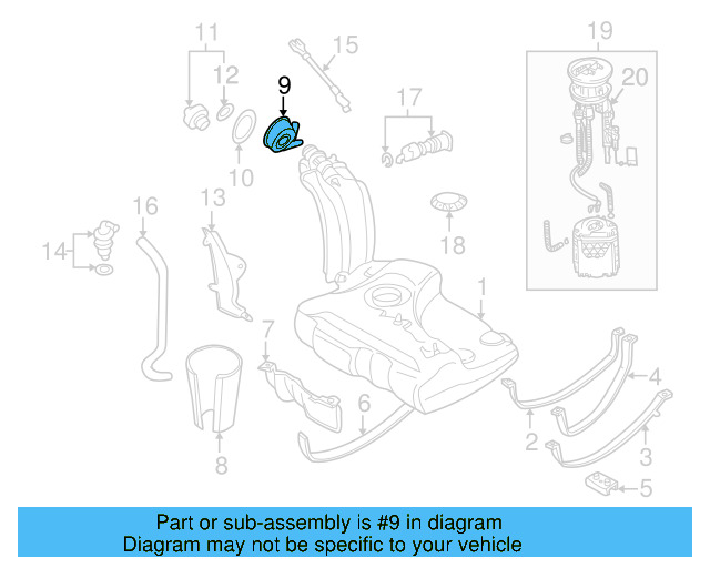 Retainer 1H0-201-253-C - View 3