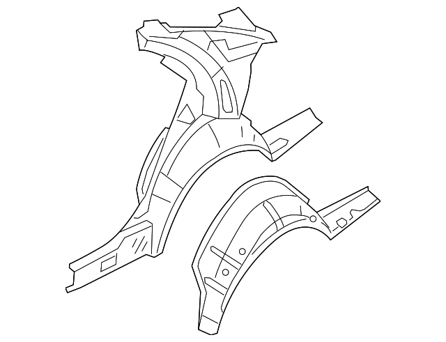 Inner Panel Assembly 1K5-809-403-B - View 2
