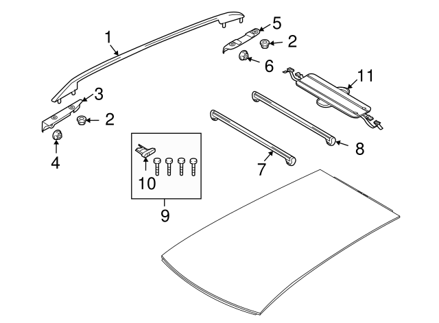 Rear Bracket 5N0-860-201-C