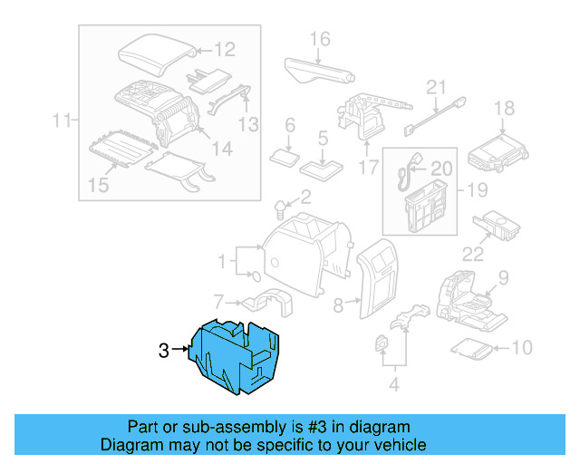 Rear Retainer 1K0-864-356 - View 24