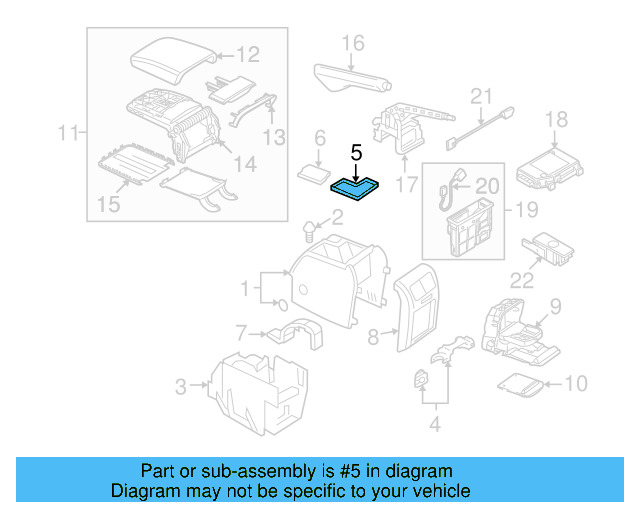 Insert 1K0-863-301-B-9B9 - View 18
