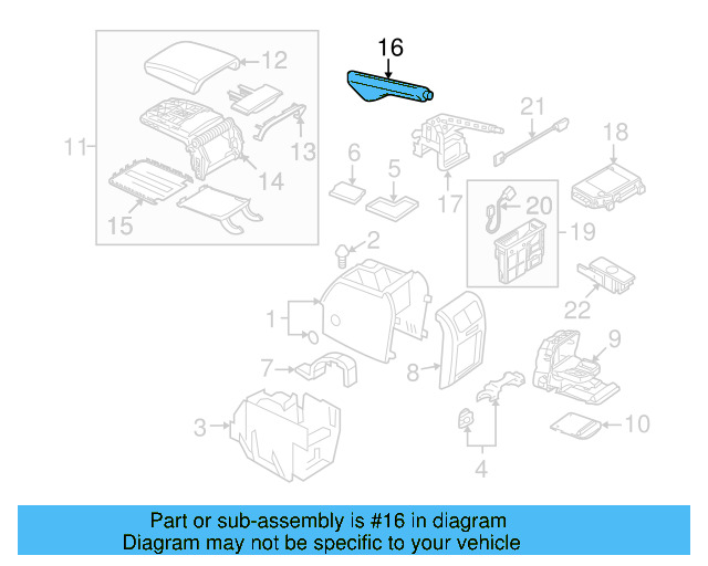 Park Brake Handle 1K0-711-461-C-82V - View 30