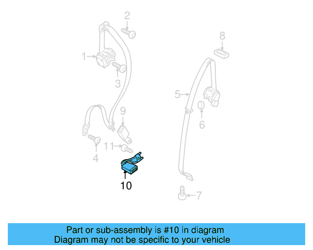 Center Buckle 7P0-857-740-YLZ - View 6