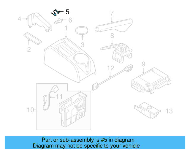 Park Brake Cover Spring 1K0-863-285