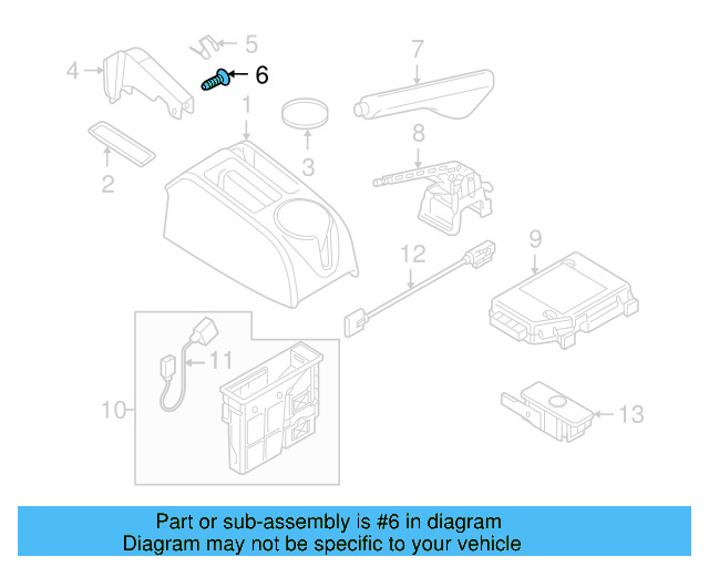 Cover Clip 3B0-885-313 - View 16