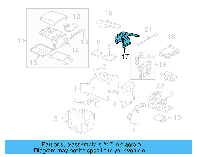 Parking Brake Handle Assembly 1K0-711-303-P-3Q7 - View 30