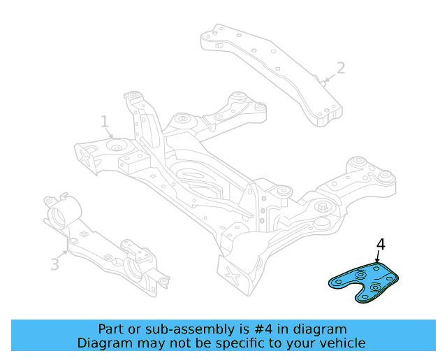 Lower Bracket 1EA-802-149-A - View 3