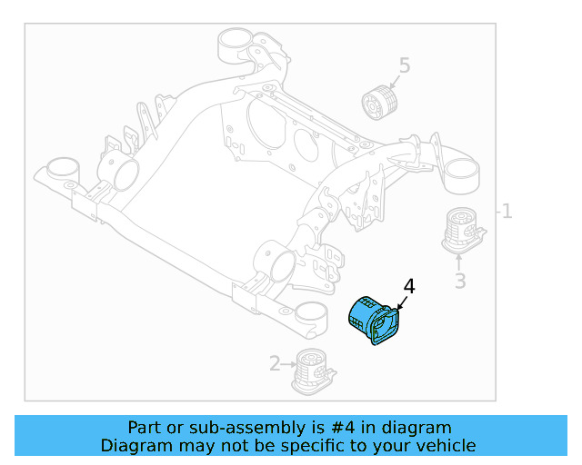 Front Mount 1EA-599-371-D - View 3