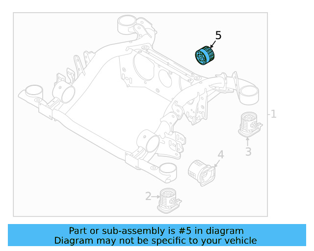 Rear Mount 1EA-599-681-A - View 4